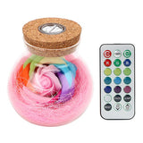 Bloom - LED Rose Bottle Lamp
